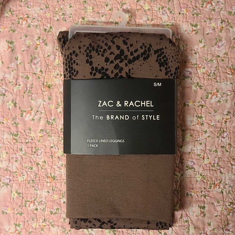 Zac &Rachel Fleece Lined Leggings S/M